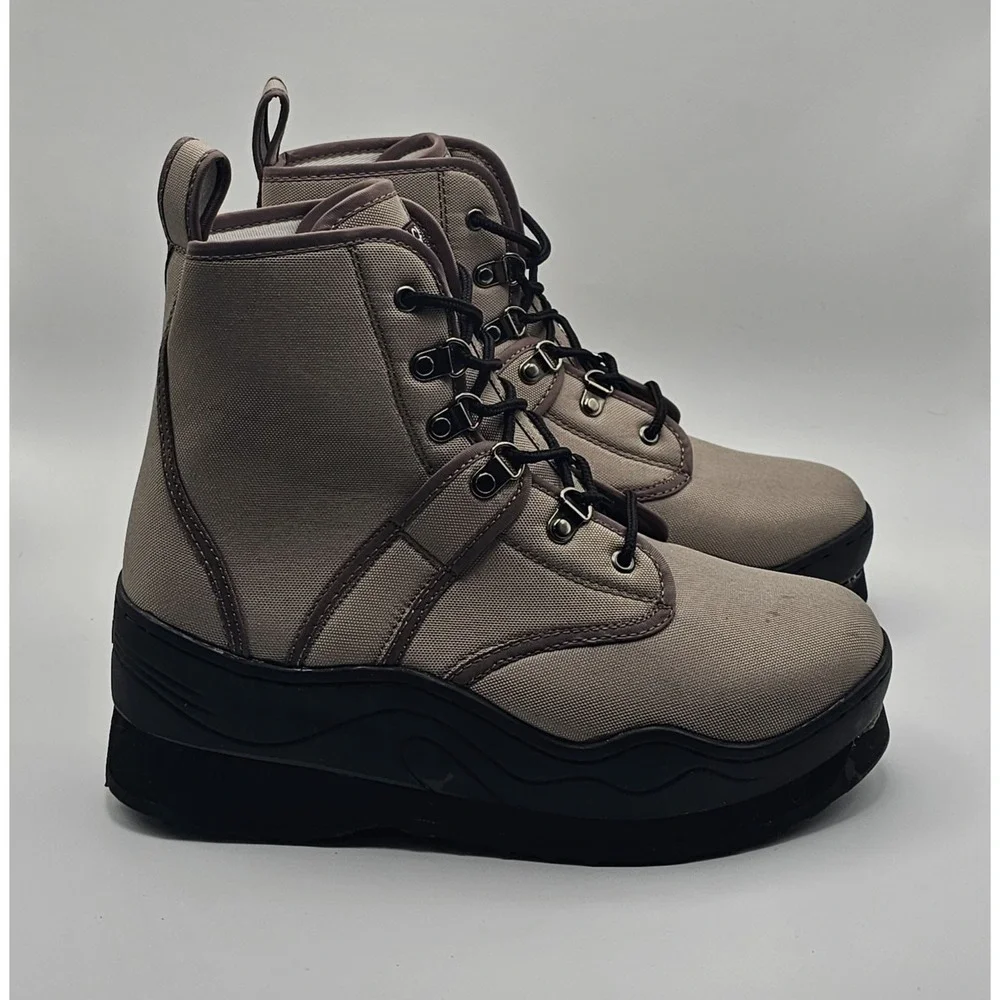 Caddis Explorer Wading / Fishing Shoes Boots Men's‎ Tan (CA3903S) Size 8